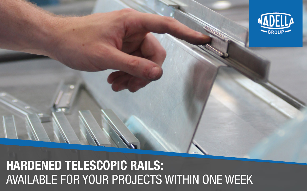 Hardened Telescopic Rails available within one week