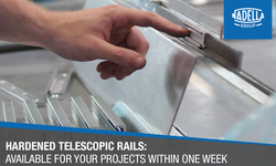 Hardened Telescopic Rails available within one week